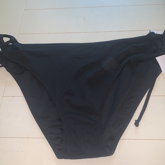 Shade & Shore Black Cutout Bikini Bottoms Size XL NWT - Picture 4 of 6